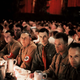 Oficiales de las SS durante la cena de Navidad en 1941. Getty